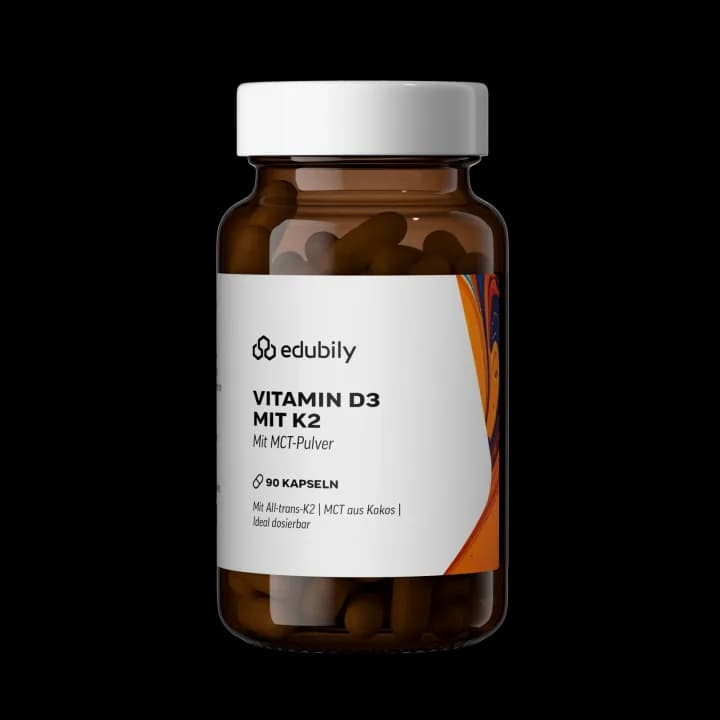 edubily Vitamin D3 with K2 Capsules – manufacturer product image