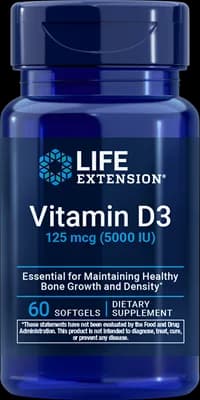 Life Extension Vitamin D3 5000 IU – manufacturer product image