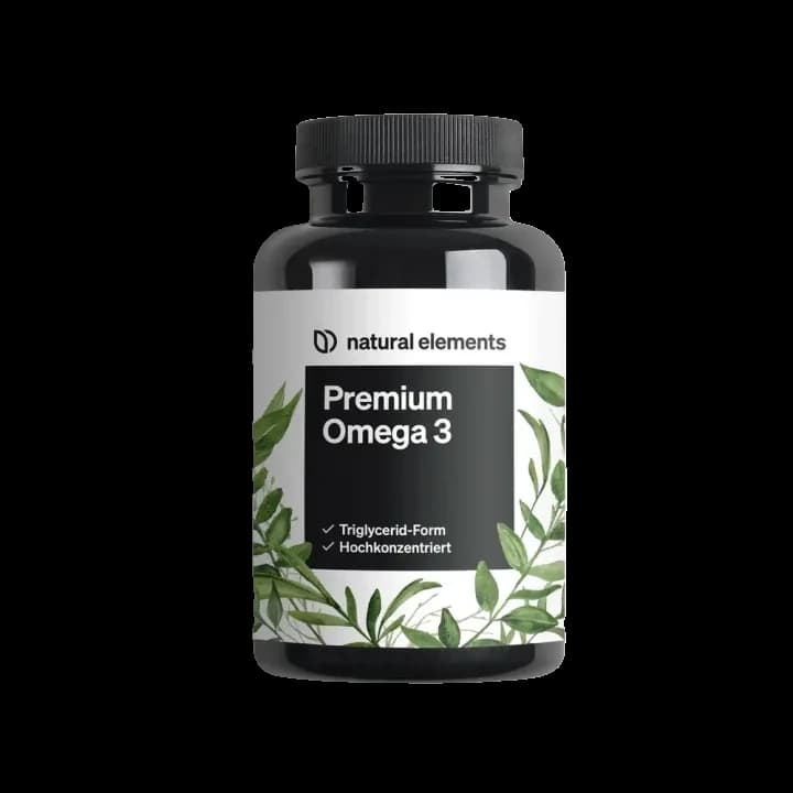 Natural Elements Premium Omega 3 Fish Oil Capsules – manufacturer product image