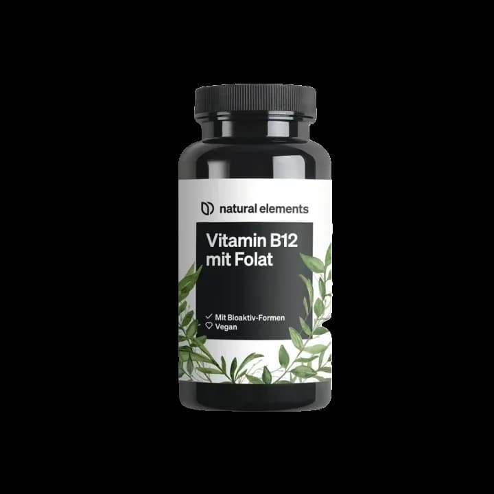 Natural Elements Vitamin B12 with Folate – manufacturer product image