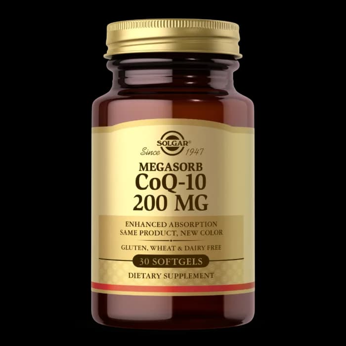 Solgar Megasorb CoQ-10 200 mg – manufacturer product image