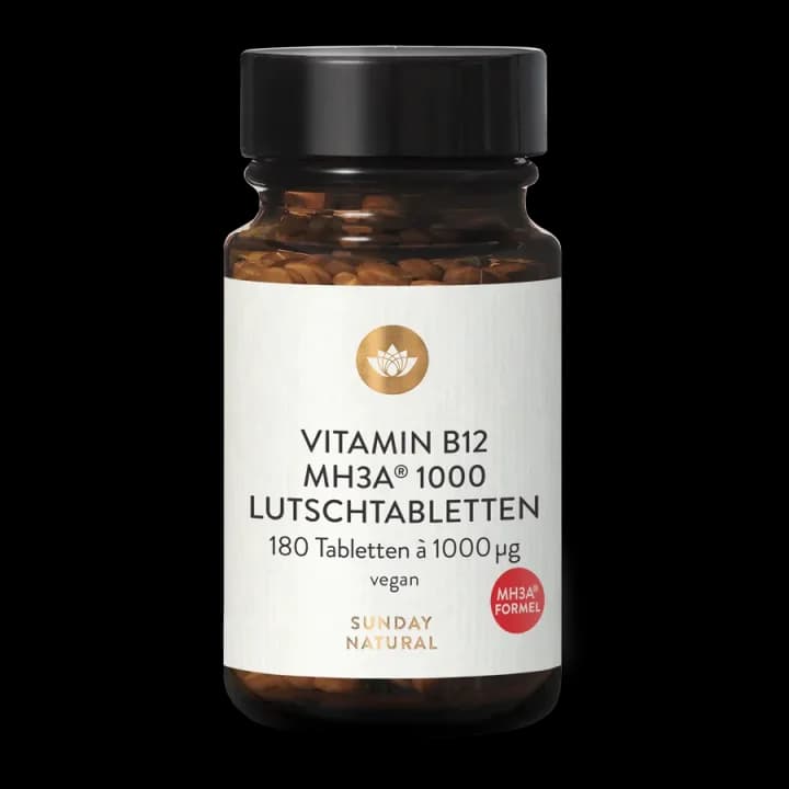Sunday Natural Vitamin B12 MH3A 1000 mcg – manufacturer product image